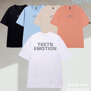 Áo thun basic phom rộng tay lỡ Local brand TEETN “ B.Reflective Tee”