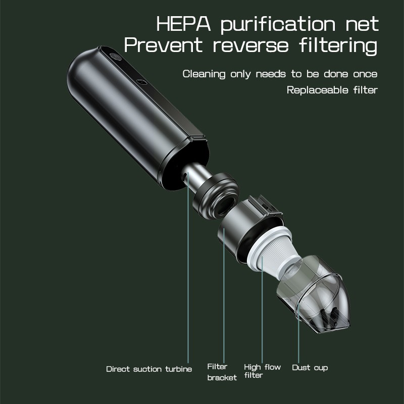 Máy Hút Bụi Cầm Tay Tiện Lợi Cho Xe Ô Tô | BigBuy360 - bigbuy360.vn