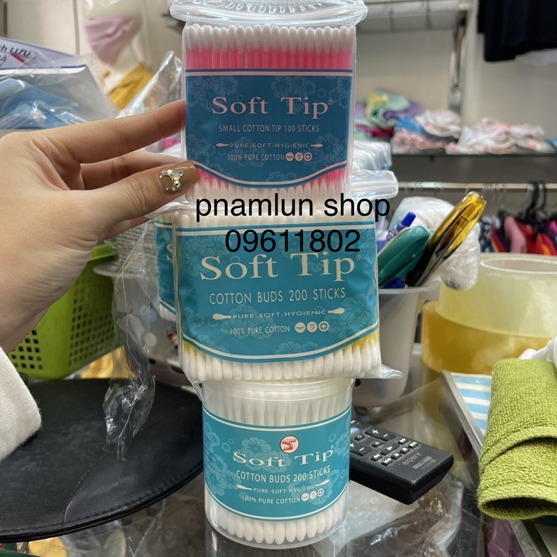 Tăm bông soft tip Thái Lan dành cho người lớn và trẻ em