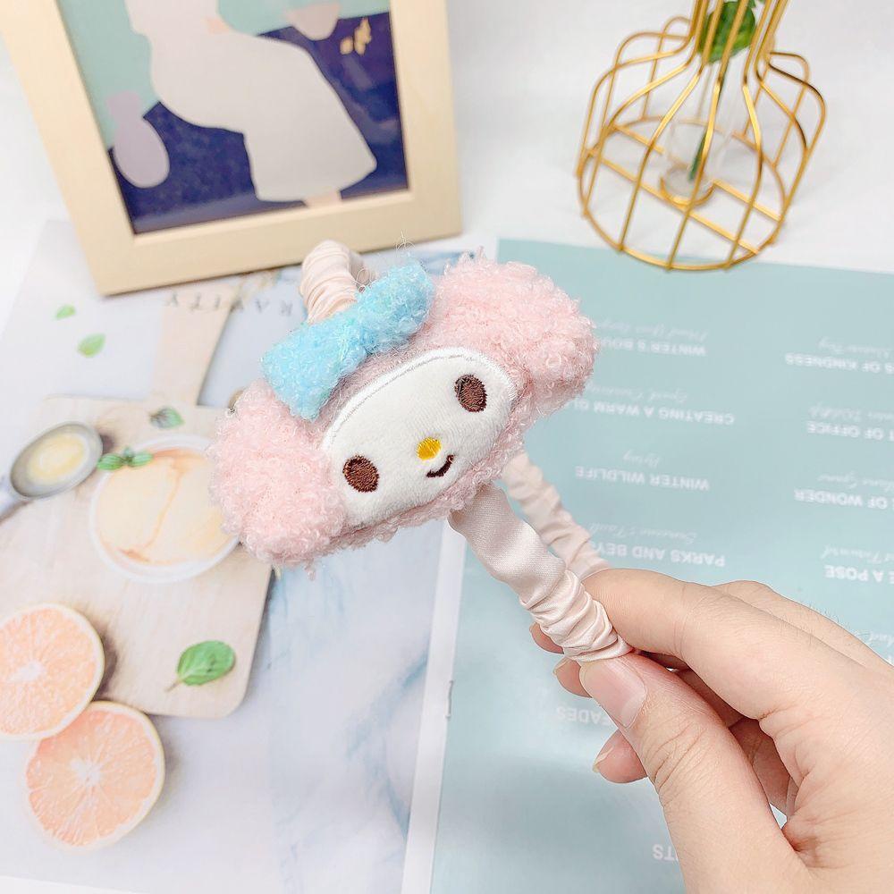 VANES1 Băng Đô Cài Tóc Chống Trượt Hình Thỏ Kuromi Dễ Thương Cho Nữ