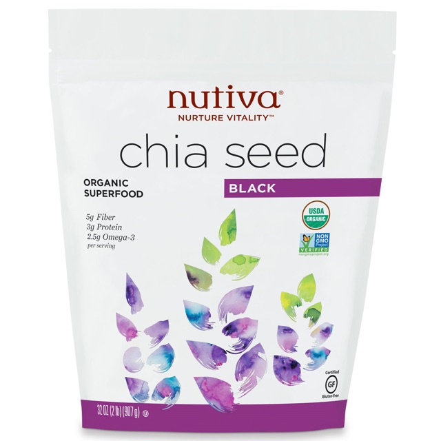 Hạt Chia – giải pháp giảm cân, chăm sóc sức khỏe Nutiva Chia Seed 