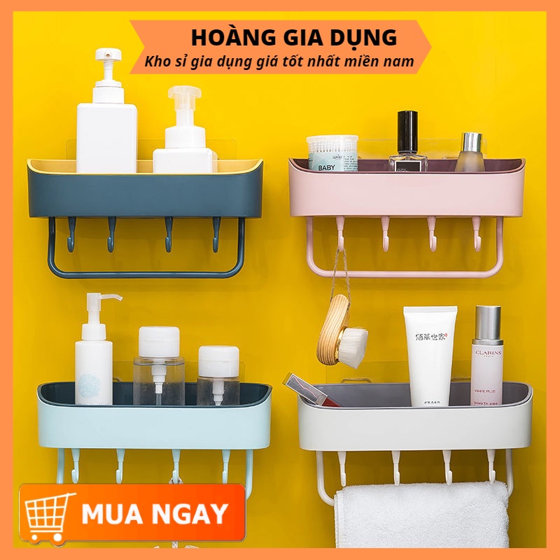 Kệ Nhà Bếp Đựng Gia Vị Kệ Nhà tắm Đựng Mỹ Phẩm Dán Tường Cao Cấp Loại Xịn H240