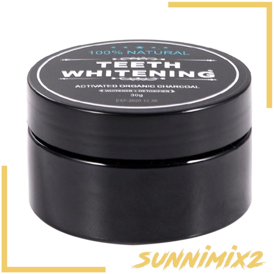 Natural Organic Activated Charcoal Powder Teeth Whitening Toothpaste 30g