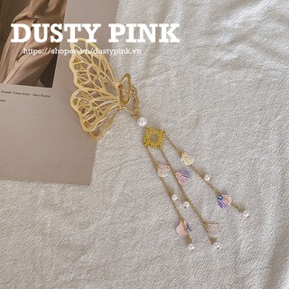 Kẹp Tóc Càng Cua Hình Bướm Tua Dài Hàn Quốc Xinh Xắn