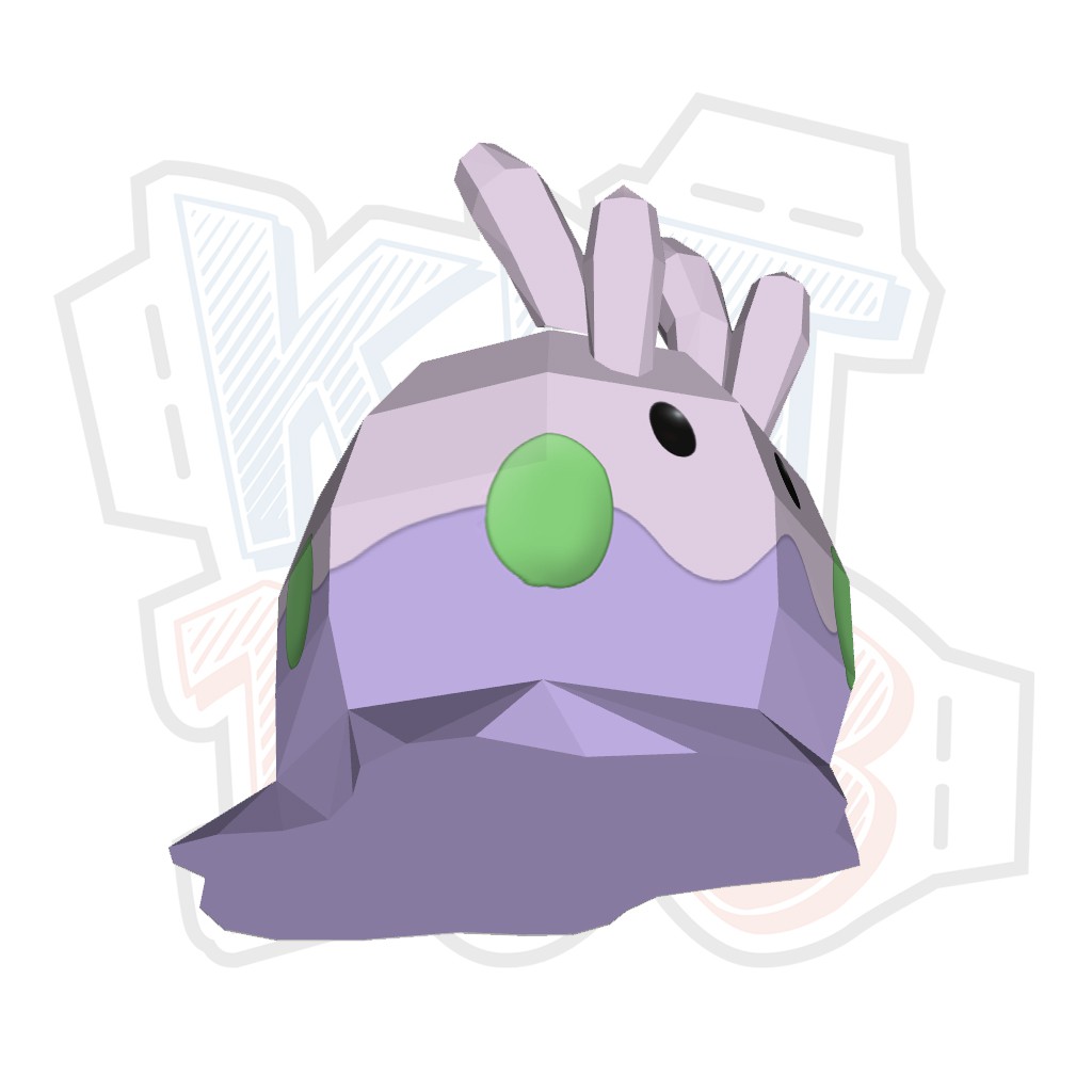 Mô hình giấy Anime Game Pokemon Goomy