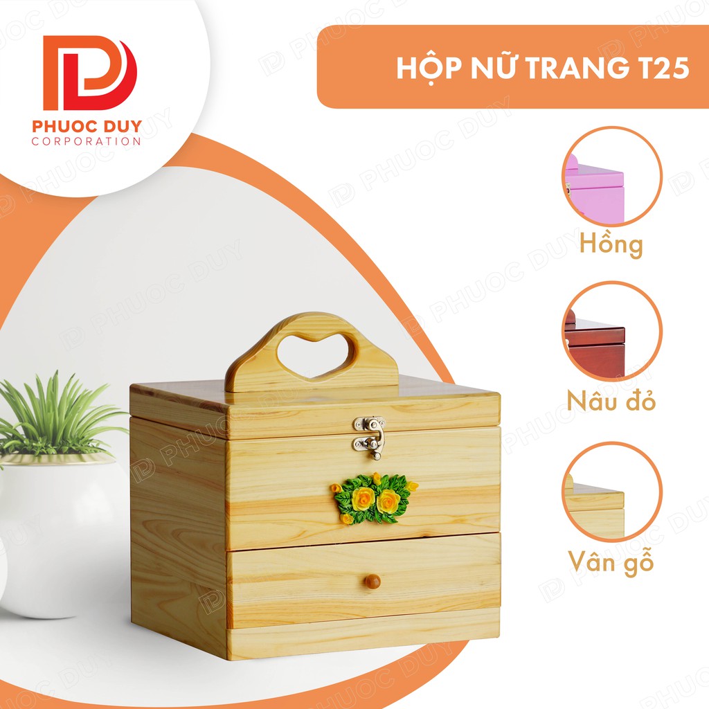 Tủ mini để bàn đa năng - Tủ nữ trang mỹ phẩm T25