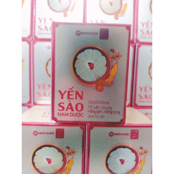 Yến sào Nam Dược- tổ yến chưng Hồng sâm- Đông trùng, 30% tổ yến