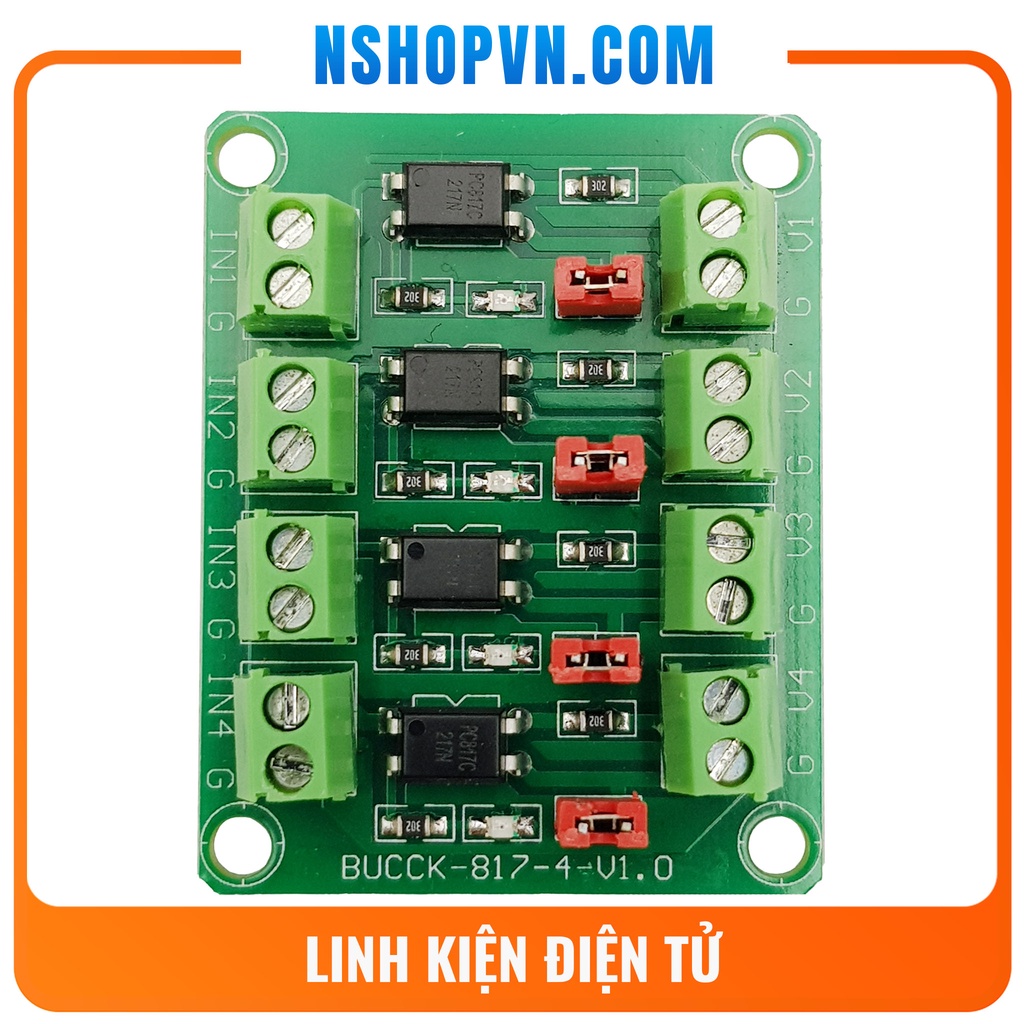 Mạch Opto Cách Ly PC817 2 Kênh - 4 Kênh