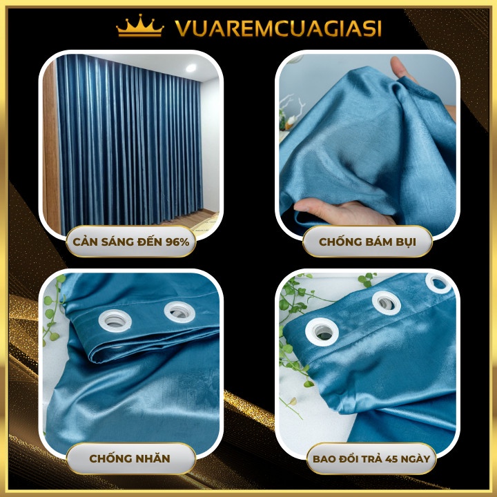 Rèm cửa sổ phòng khách chống nắng 96% giá rẻ phù hợp trang trí decor sang trong VIP14 vuaremgiasi
