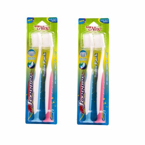 SET 2 CÁI BÀN CHẢI ĐÁNH RĂNG NINE JOOPPER THÁI LAN