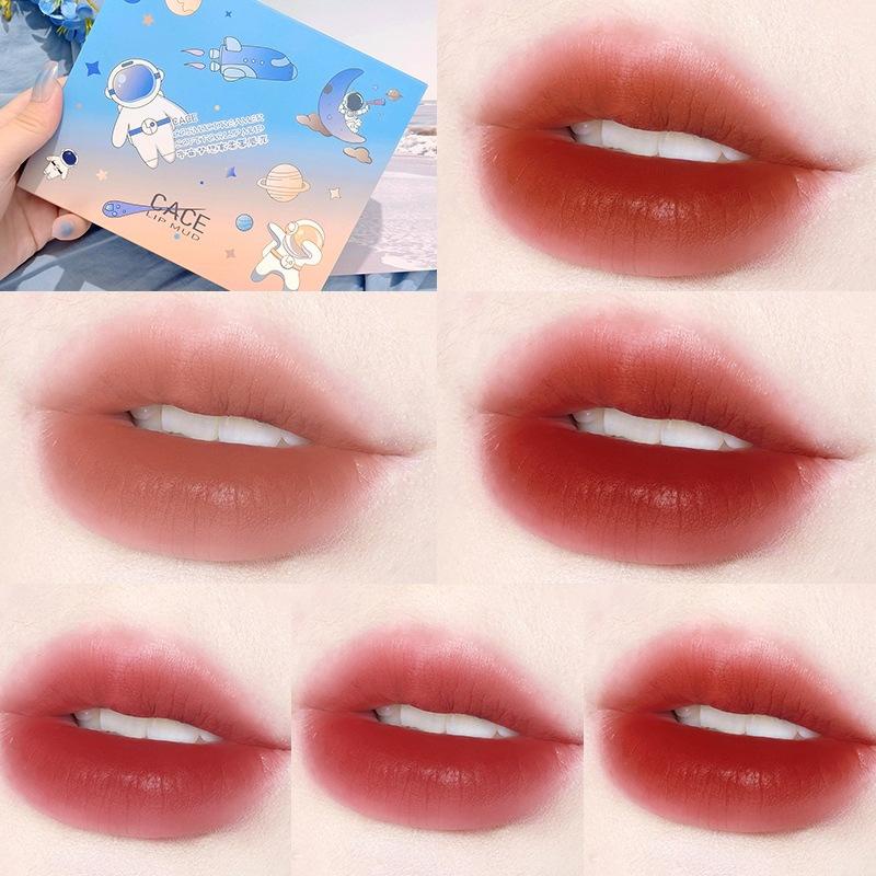 Set 6 Son Môi Lì Lâu Trôi Không Thấm Nước Chống Dính Cốc CACE