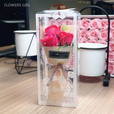 Valentine Hộp hoa xà bông Lễ Hội Nhà Giáo lễ hội bó hoa nhỏ quà tặng mở quà tặng để gửi mẹ để gửi bạn gái bông xà phòng