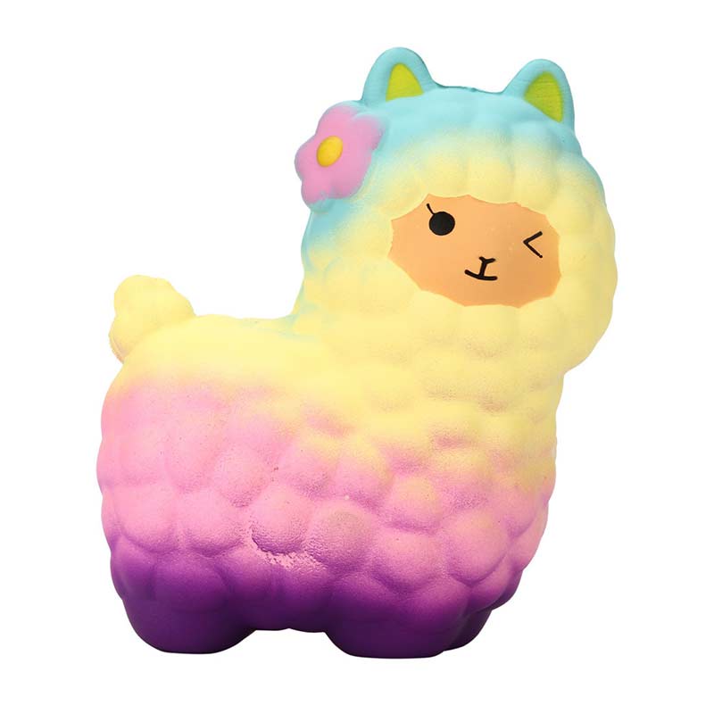Đồ Chơi Squishy Hình Con Cừu Màu Galaxy