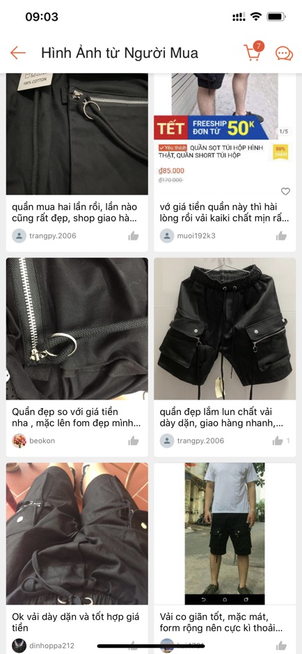 QUẦN SỌT TÚI HỘP HÌNH THẬT, QUẦN SHORT TÚI HỘP | BigBuy360 - bigbuy360.vn