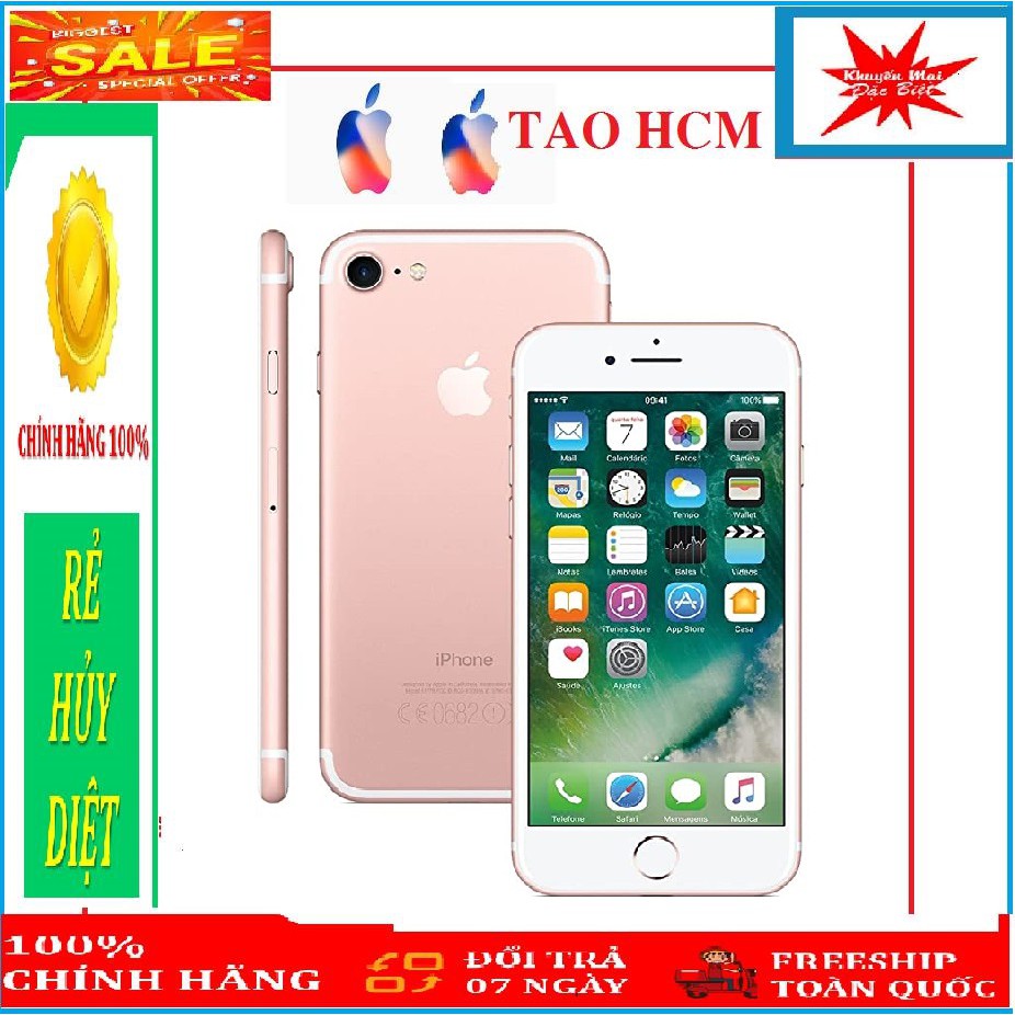 Điện thoại Apple iPhone 7 PLUS 128gb mới , quốc tế , LLA , chiến game mượt.