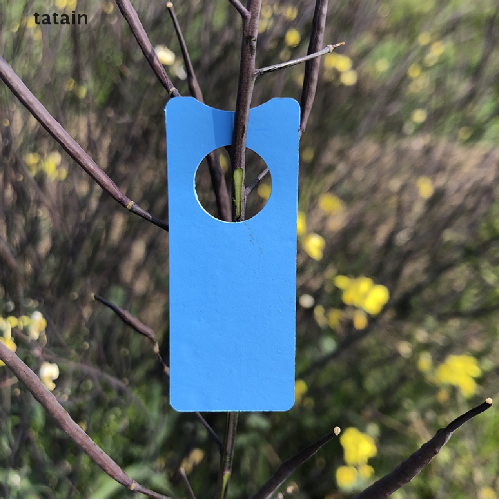 [TAT] 100pcs Garden Plant Hanging Label Tag Waterproof Plastic Seed Name Card Marker CVX
