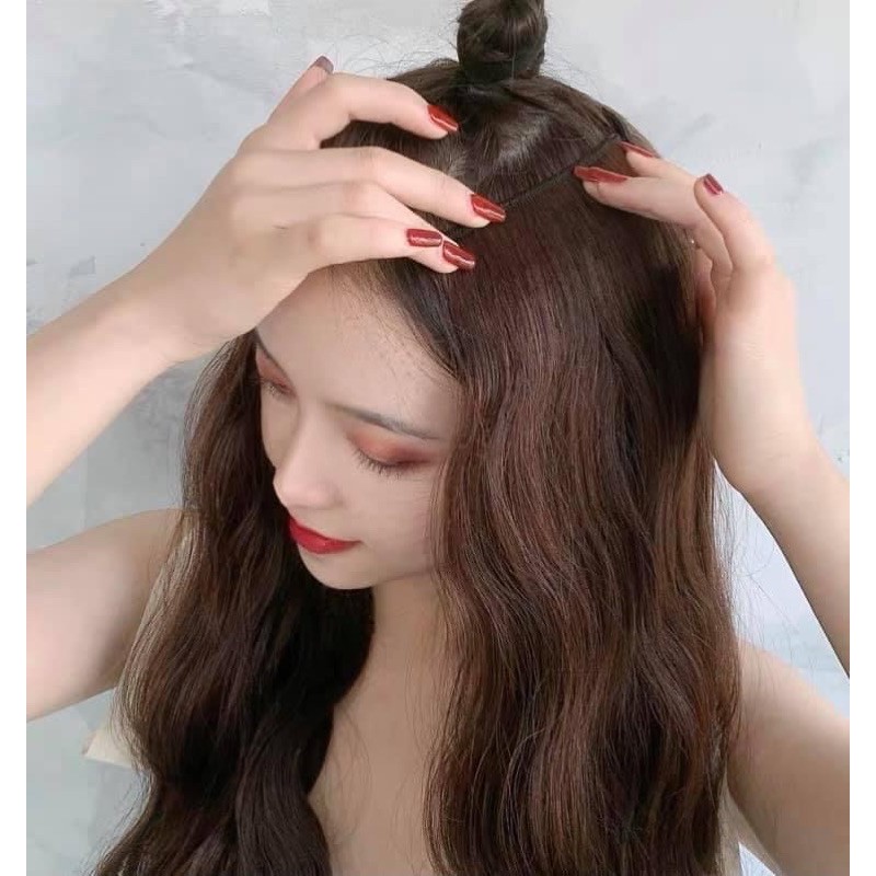 Tóc giả kẹp phím phồng xù FREESHIP🤗 sét 3 dải kẹp phím.
