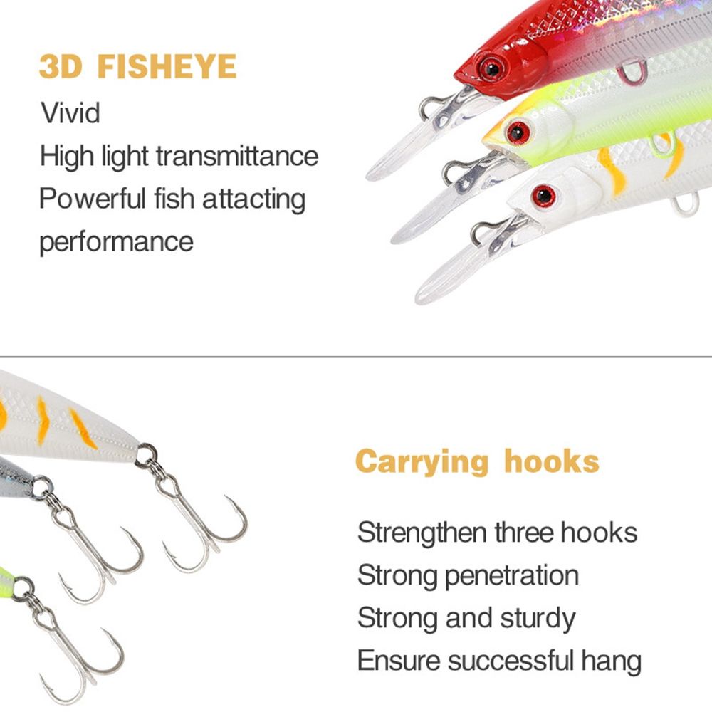 Mồi Câu Cá Giả 16.6g 8.7cm Nhiều Màu Sắc