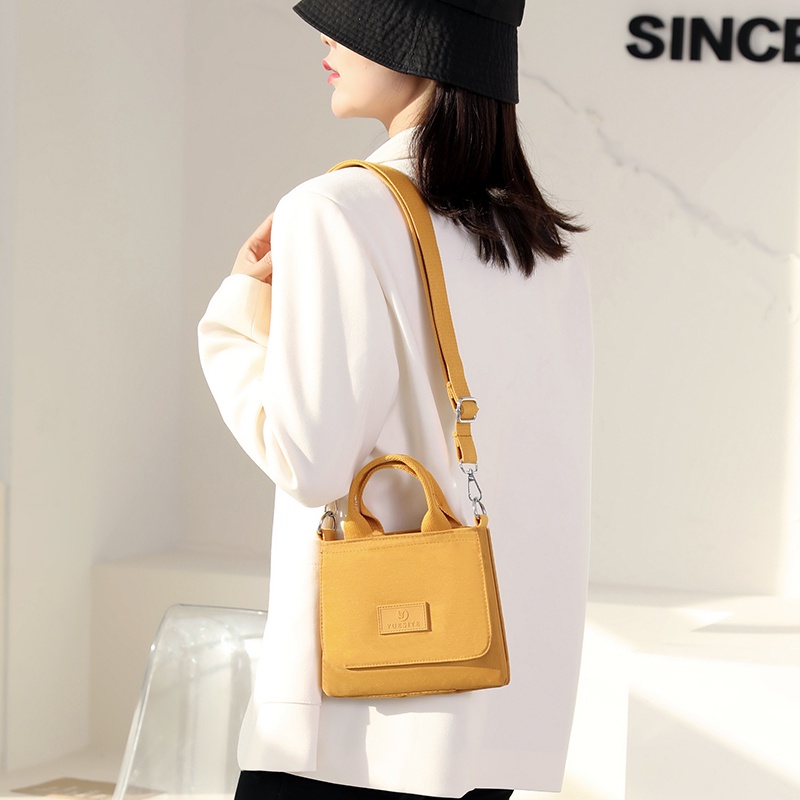 Túi Đeo Chéo Vải Bố Phong Cách Mới Cho Nữ