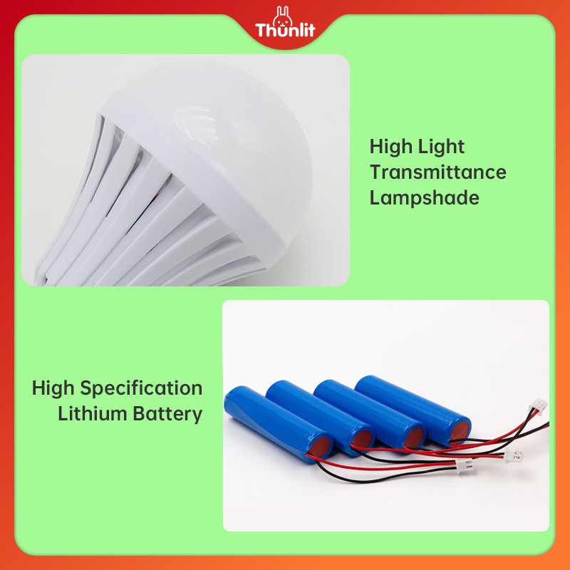 Đèn Thunlit Bóng Led Chiếu Sáng Khẩn Cấp Chuôi E27 5w