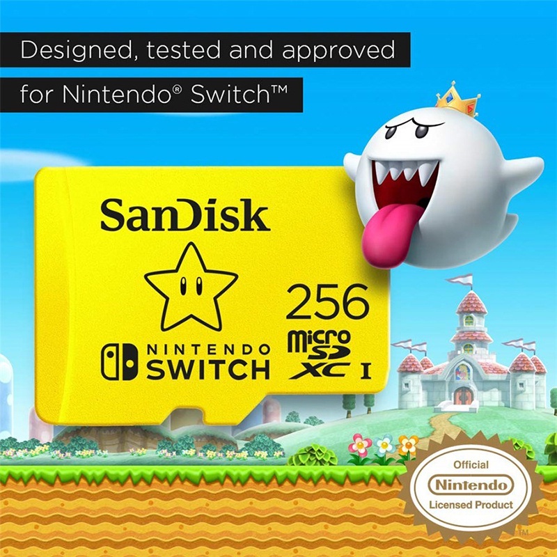 Thẻ Nhớ sandisk microsd 512gb Cho Máy Chơi Game nintendo switch