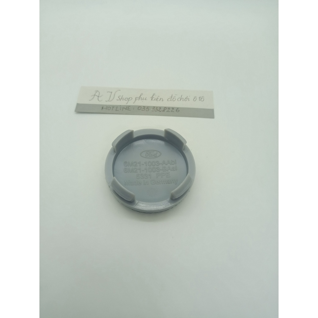 Logo chụp mâm, ốp lazang bánh xe ô tô cao cấp Ford 54 mm: Đường kính 54 mm