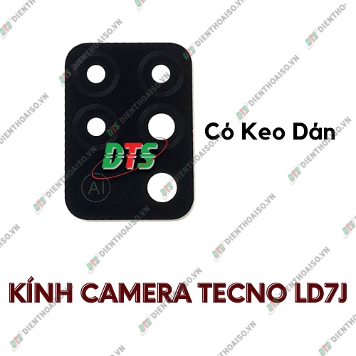 Kính camera tecno LD7J kèm keo dán