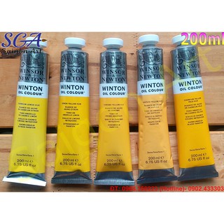 Sơn dầu Winsor & Newton dòng WINTON tuýp lớn 200ml (Nhóm 1)