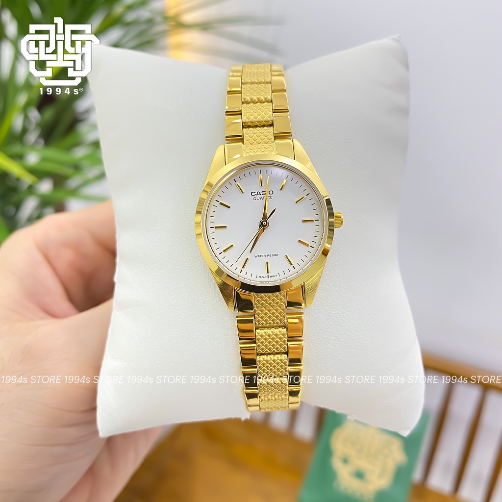 Đồng hồ nữ Casio LTP-1274G-7A dây thép không gỉ, chống nước, hàng chính hãng