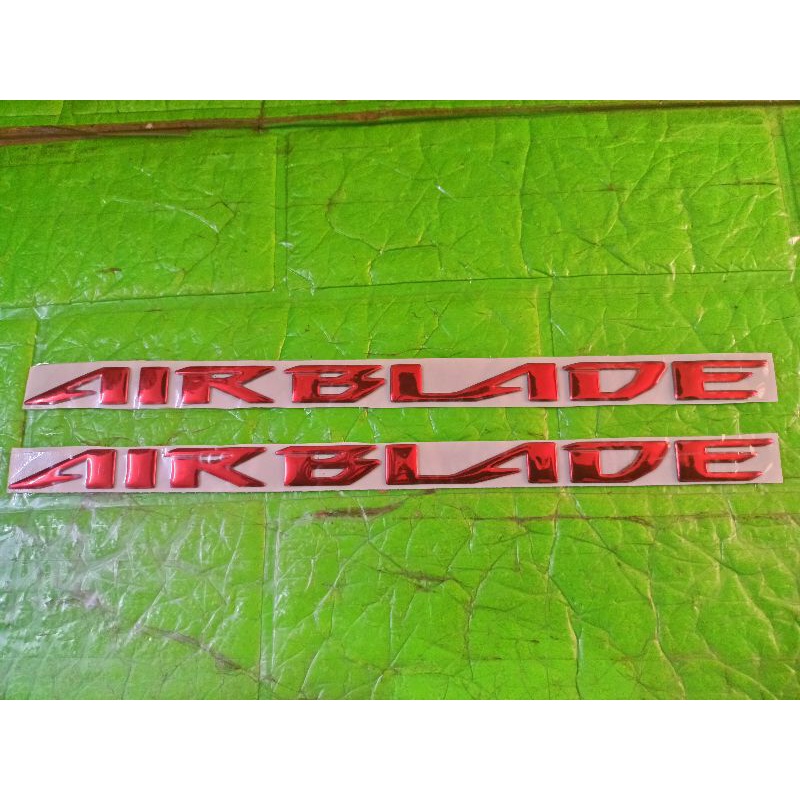 Bộ chữ nổi AirBlade màu đỏ new