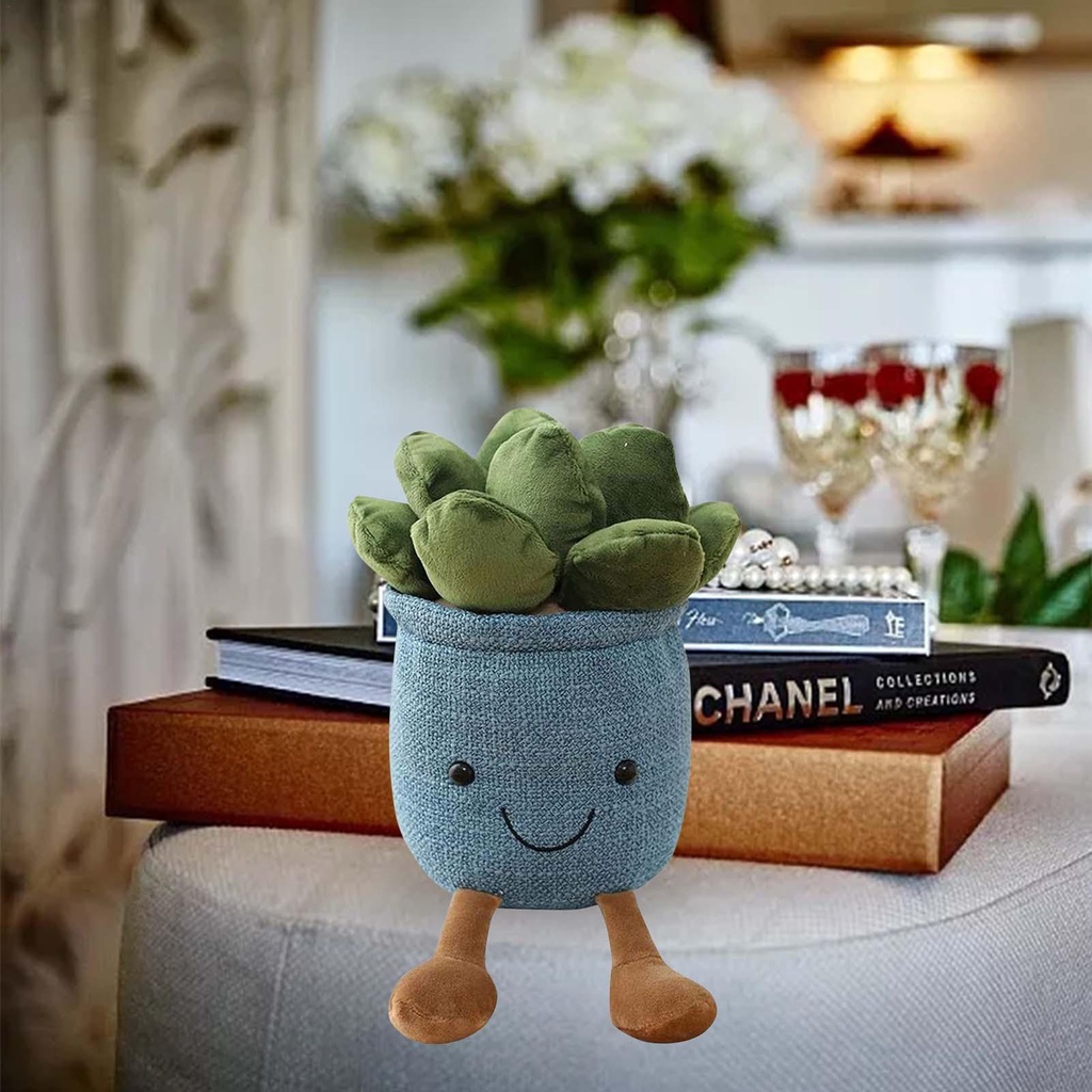 Sen Đá Nhồi Bông Mềm Mại Dễ Thương Dùng Trang Trí