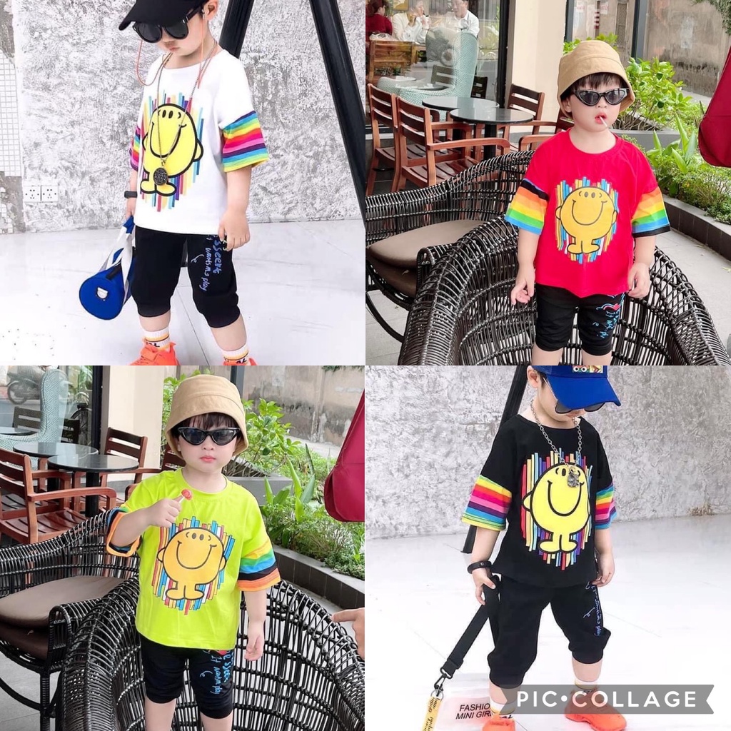 Lyvyshop - (Hàng đẹp) Bộ quần áo bé trai, bé gái siêu dễ thương từ 09-26kg