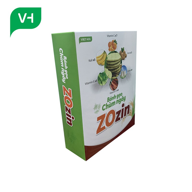 Bánh gạo lứt chùm ngây ZOZIN 125g - Ăn vặt giảm cân không lo béo 100% từ gạo lứt | BigBuy360 - bigbuy360.vn