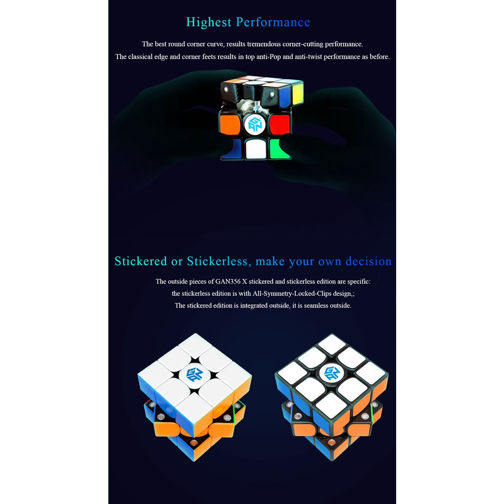 Khối Rubik Gan 356X V2 356X V2 gan356 356 X V2 3x3x3