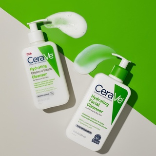 Sữa rửa mặt cerave❣chính hãng❣sữa rữa mặt cerave xanh lá dành cho da khô - cerave hydrating facial cleanser 236ml