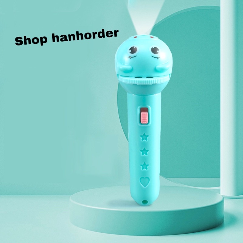 Đèn pin chiếu hình cho bé 24 hình động vật vui nhộn, giá sỉ.