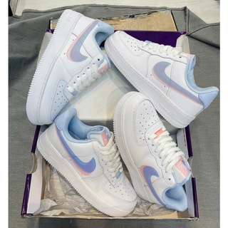 GIÀY Sneaker af1 lv8 kem xanh full box