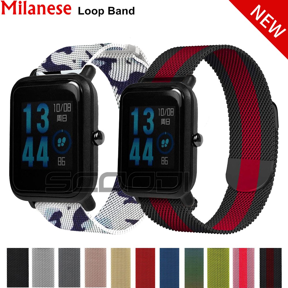 Dây đeo bằng thép không gỉ Huami Amazfit Bip Lite 1S U