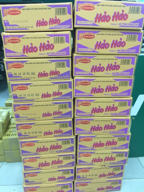 Thùng 30 gói mì Hảo Hảo Chua Cay | BigBuy360 - bigbuy360.vn