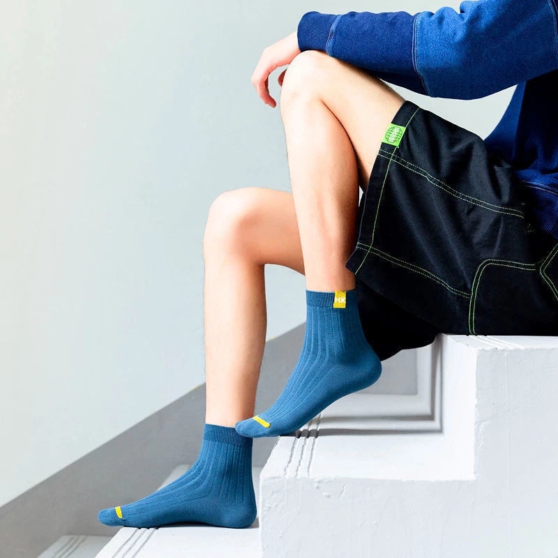 Vớ Cổ Trung Thoáng Khí Thấm Hút Mồ Hôi Tốt Thời Trang Mùa Hè Cho Nam