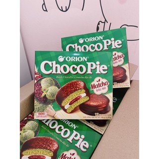 CHOCOPIE MATCHA ĐẬU ĐỎ HỘP 12c SALE DATE 13/02/23