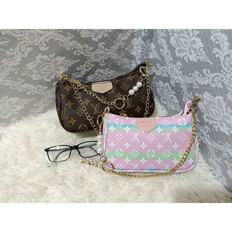 Túi Xách Nữ Kẹp Nách Eo Vì, Túi Nữ Đeo Chéo Dây Pha Ngọc