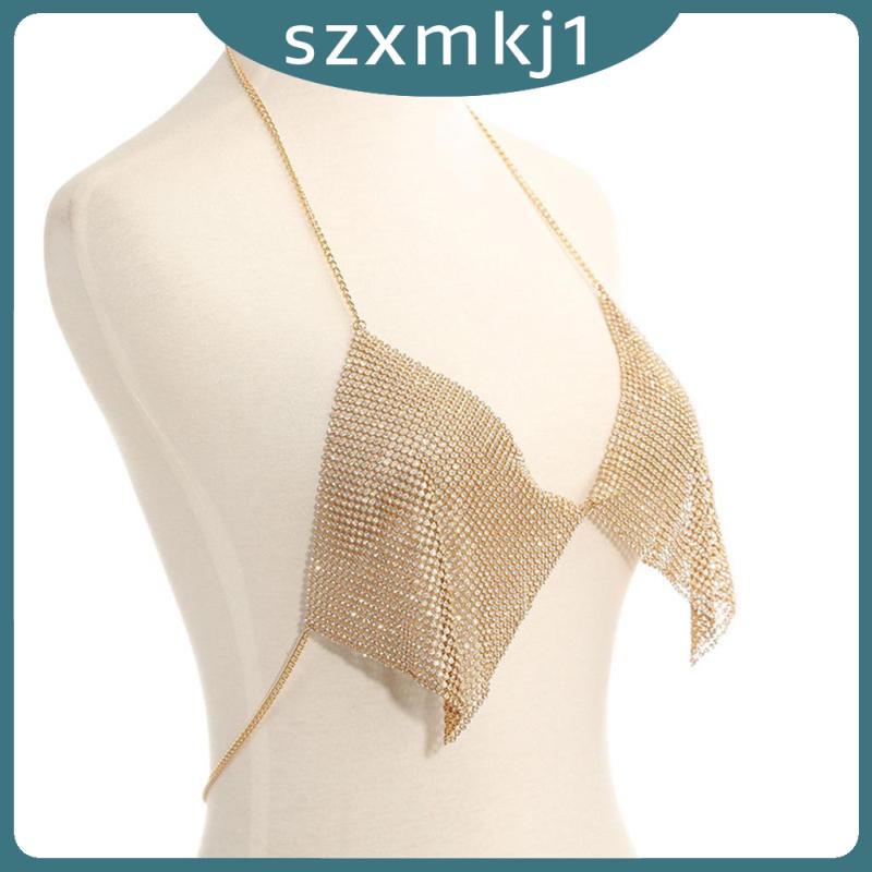 Vòng cổ Bodychain Mặc Bikini Đính Đá Thời Trang Quyến Rũ