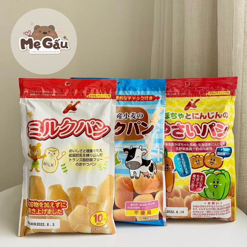 Bánh mì tươi Nhật Canet cho bé ăn dặm từ 10 tháng