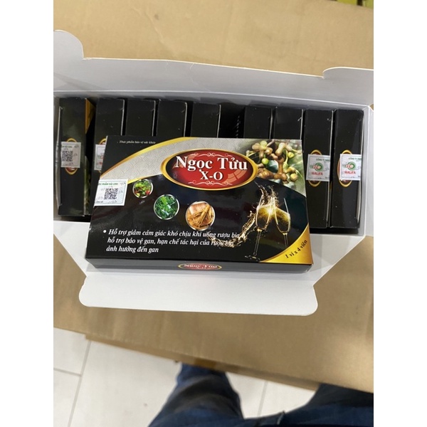 Viên giải rượu NGỌC TỬU X-O hỗ trợ gan ,hạn chế tác hại của bia rượu giải rượu WIN 21 , Me 21