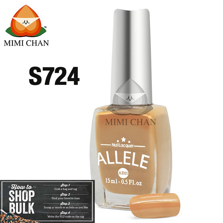 Các Màu Da Hồng Pastel, Da Nâu Quý Phái, Sơn Móng Tay Allele - AE01 Chai 15ml, Đa Dạng Màu Sắc, Không Độc Hại