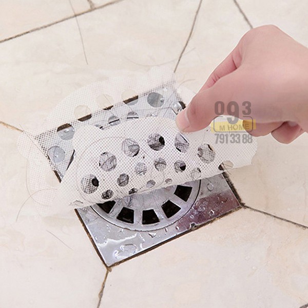 Combo 30 Tấm Lót Dán Chặn Rác,Lưới chặn rác thoát nước nhà tắm,nhà vệ sinh toilet,Túi Lọc Rác