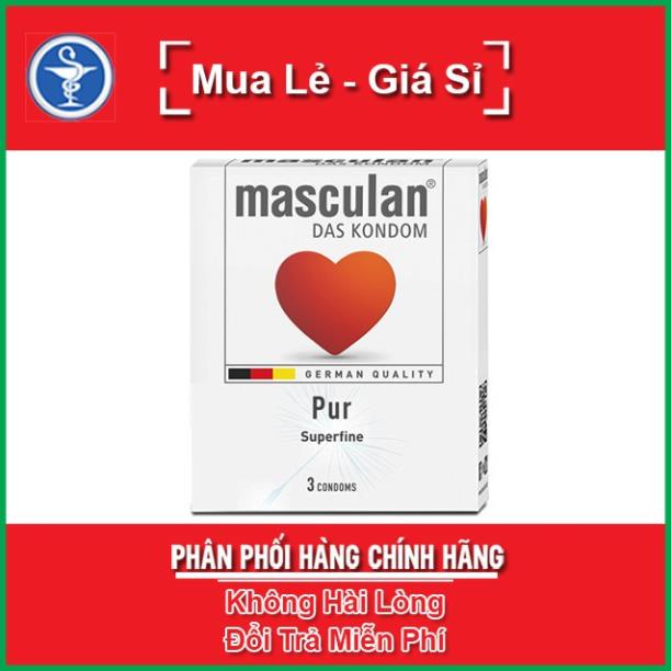 Bao cao su Masculan trắng, siêu mỏng - Masculan Pure Superfine