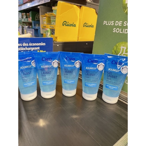 SỮA RỬA MẶT CIEN AQUA CHO MỌI LOẠI DA 150ML (đủ bill, hàng Pháp)