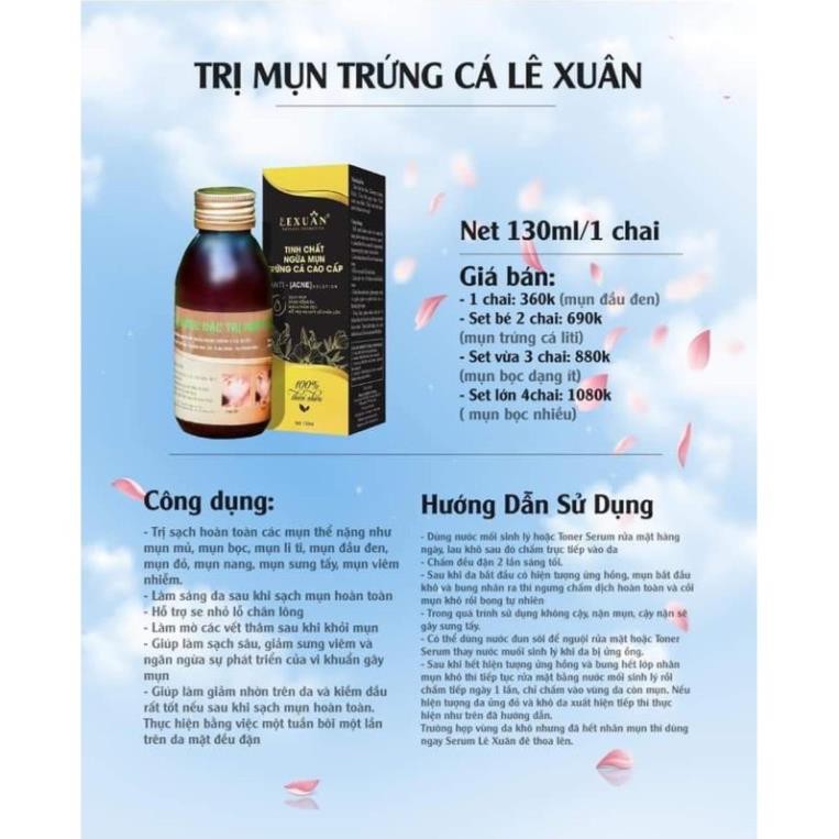 Tinh chất mụn Lê Xuân handmade 130ml | BigBuy360 - bigbuy360.vn